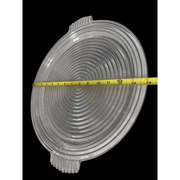 VTG 1938-43 Anchor Hocking clear Manhattan relish tray triangle inserts dish - Picture 4 of 10